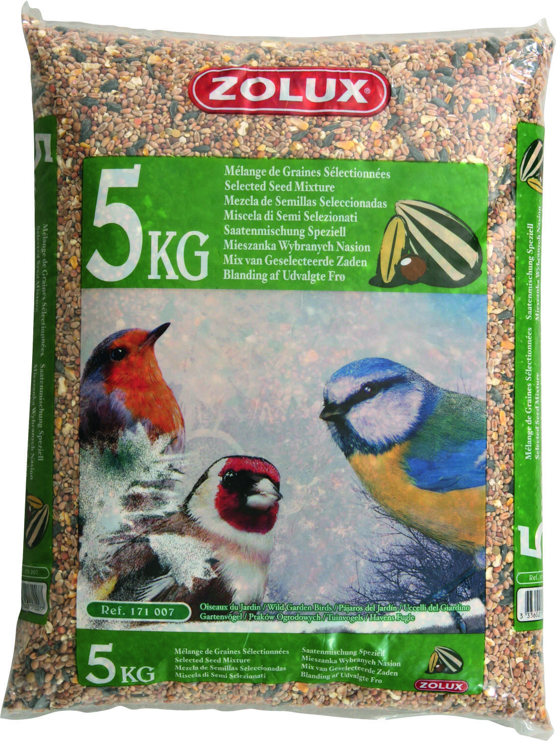 Mélange graines Oiseaux du jardin sac 5kg - ZOLUX