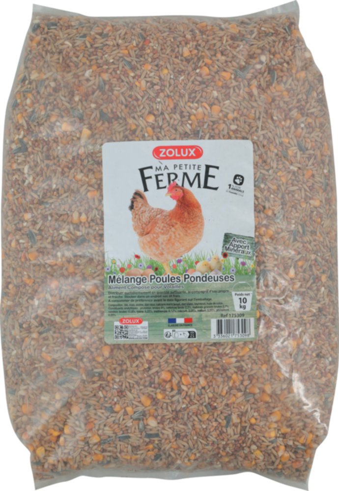 Mélange pour poule pondeuse 10kg - ZOLUX