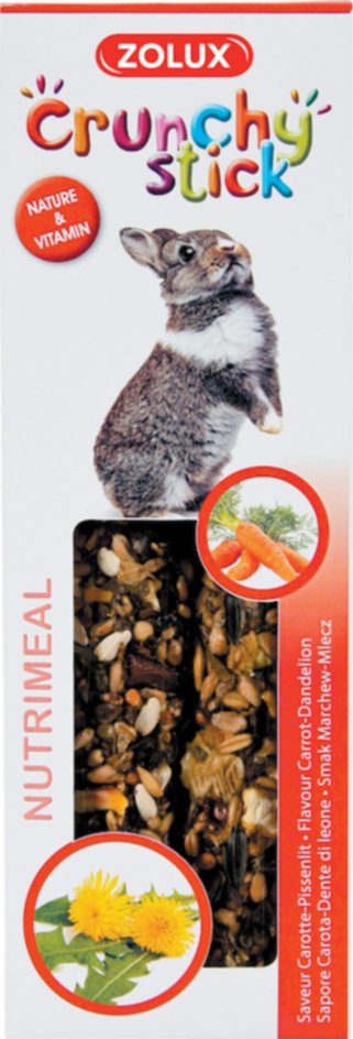 Baguette lapin - carotte pissenlit - 115g - x2