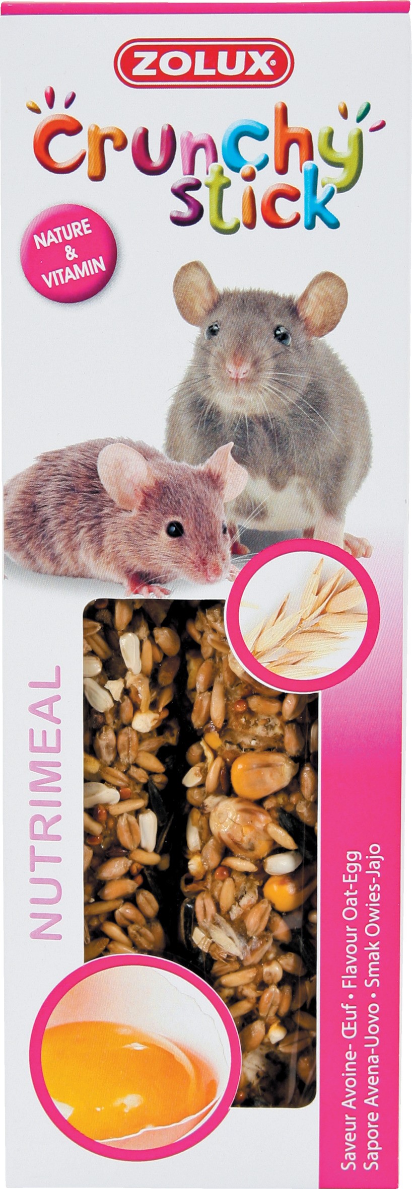 Baguettes rat et souris - avoine oeuf - 115g - x2