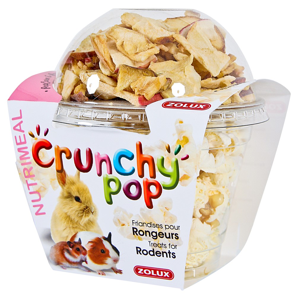 Friandise rongeur - Cunchy pop - pomme - 33g