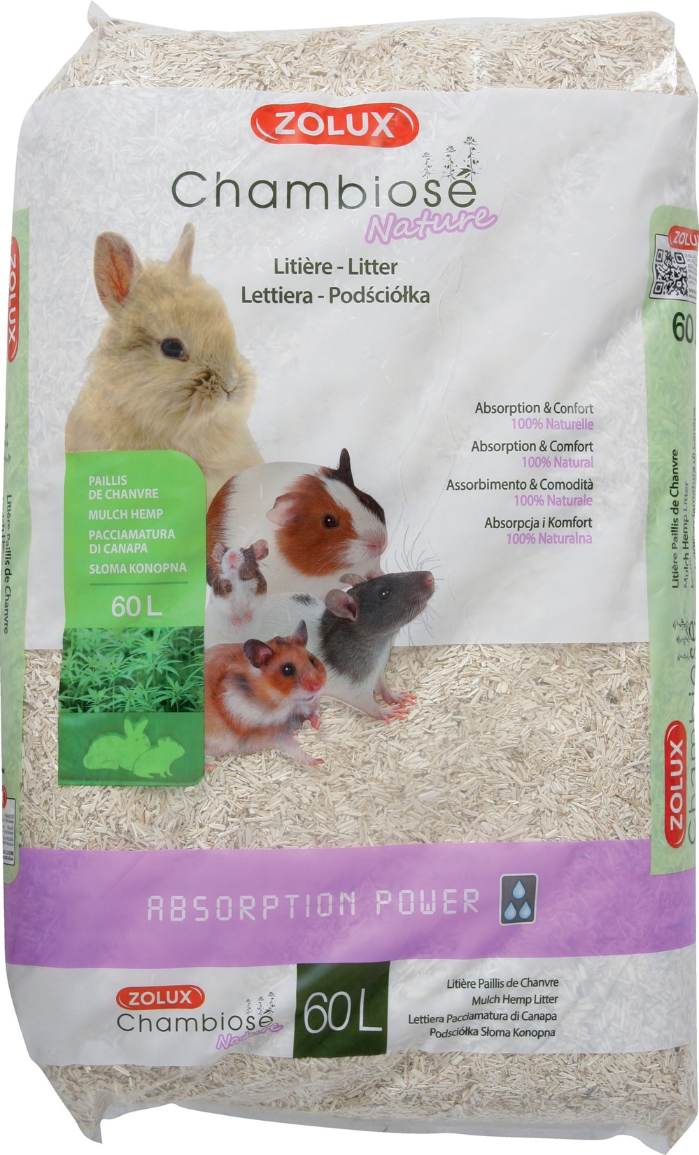 Litière “chambiose nature” 60 l