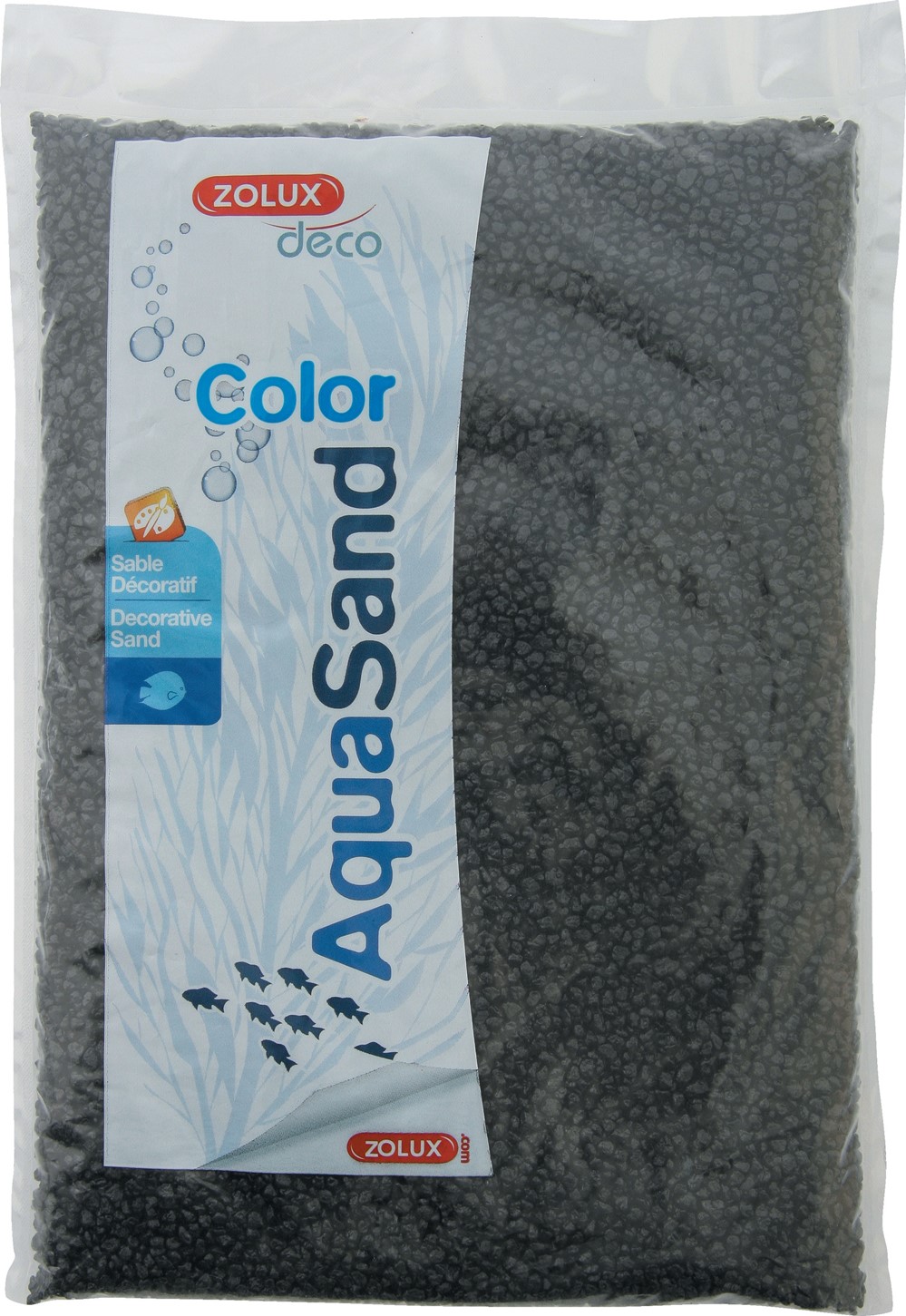 Sable décoratif aquarium - noir ébène - 1kg