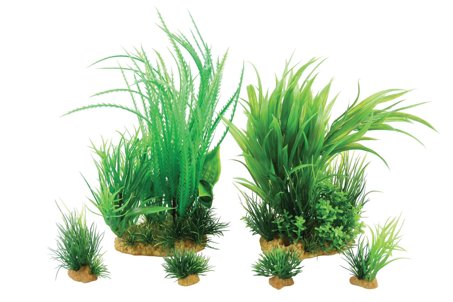 Kit de 6 plantes artificielles aquarium Wiha - N°1