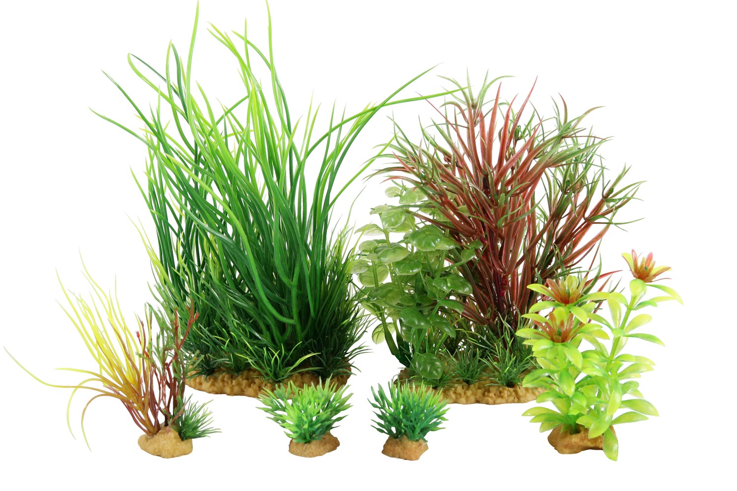 Kit de 6 plantes artificielles aquarium Wiha - N°4