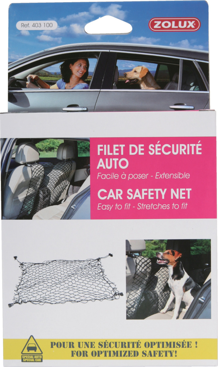 FILET DE PROTECTION VOITURE NOIR NYLON