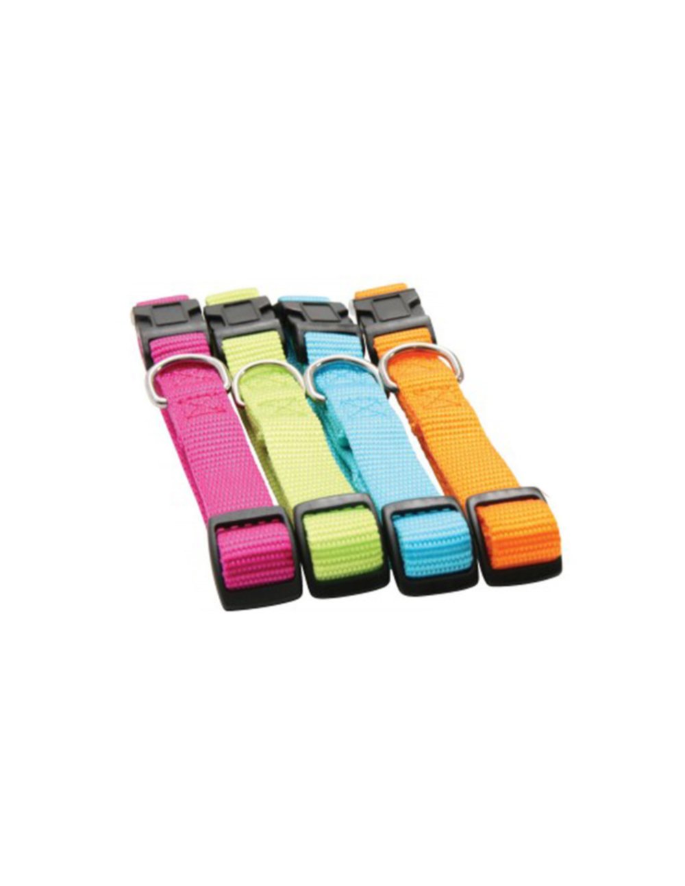 Collier en nylon réglable pour chien 25 mm anis - ZOLUX