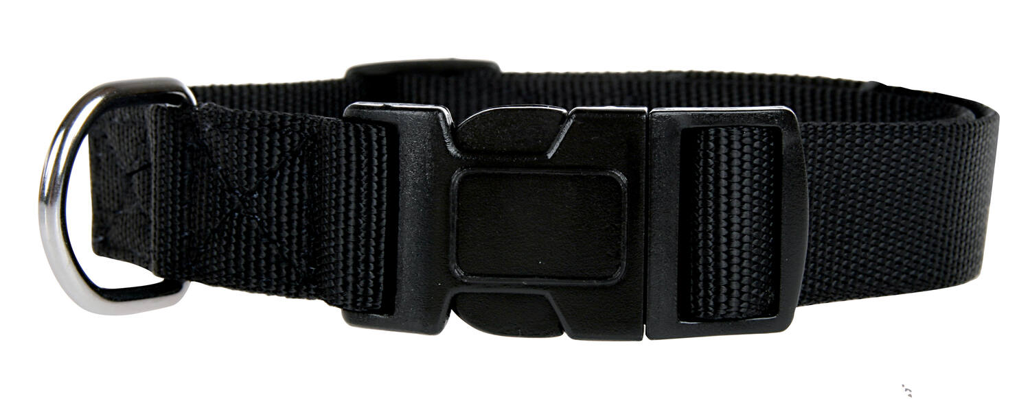 COLLIER NOIR NYLON 40/50CM