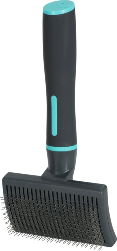 Brosse pour chien slicker Anah rétractable taille M - ZOLUX