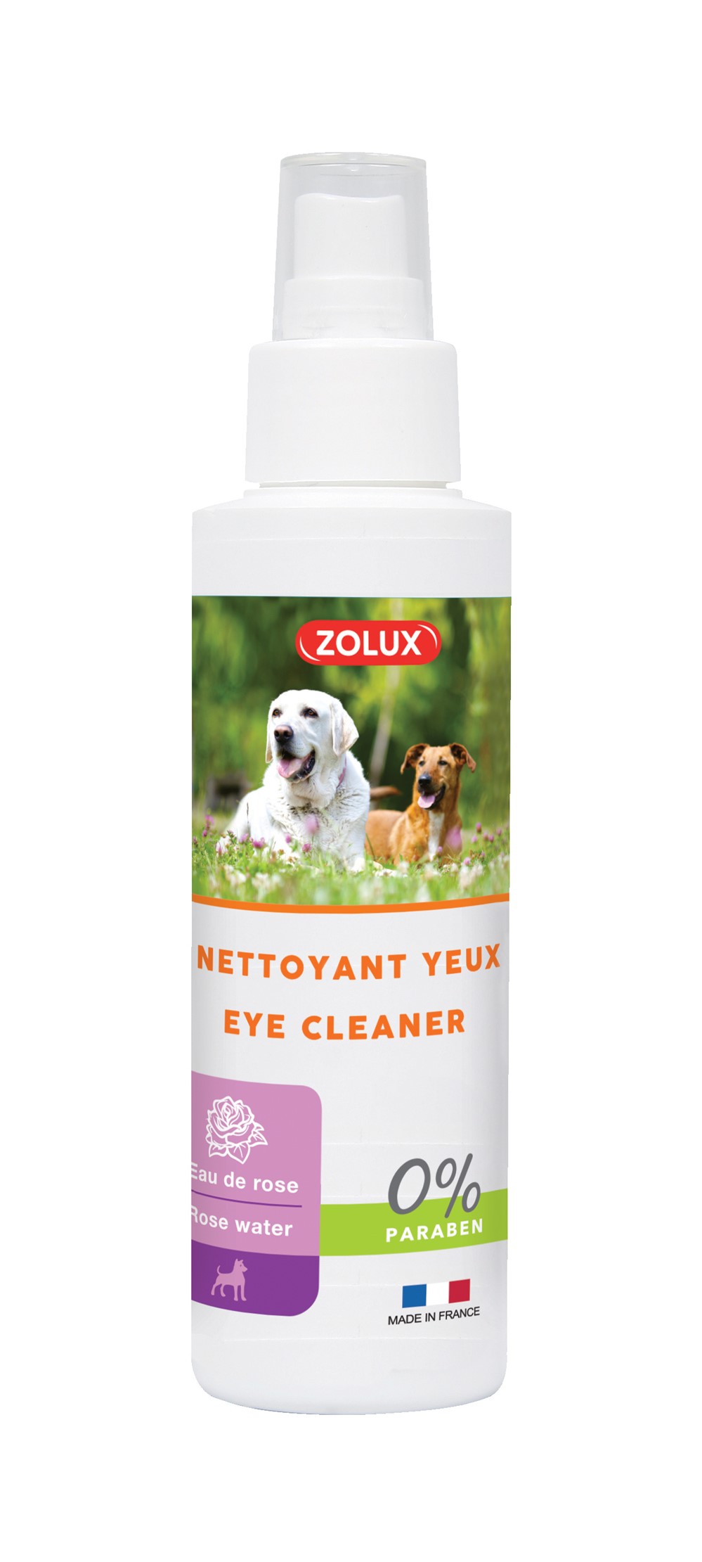 Nettoyant yeux chien sans paraben 100ml