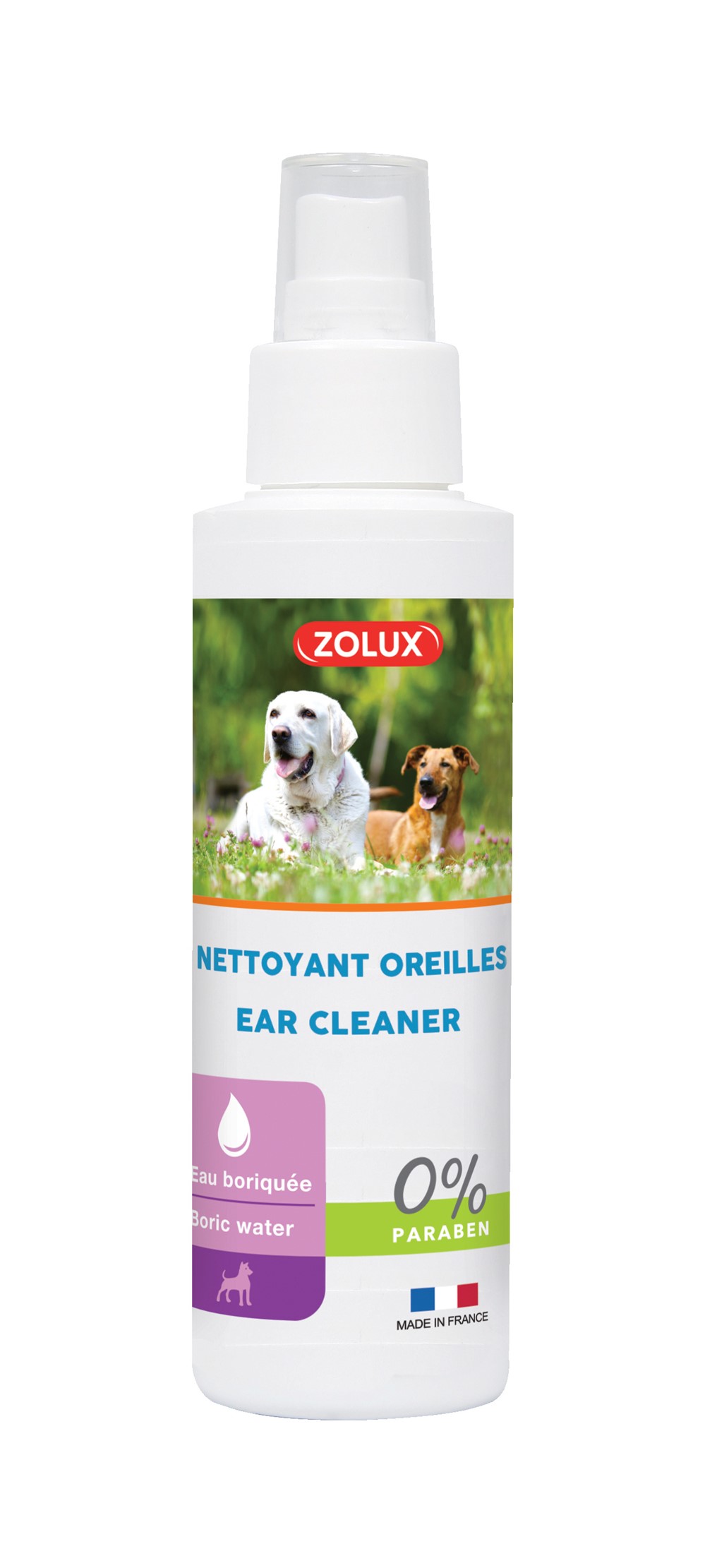 Nettoyant oreilles chien sans paraben 100ml