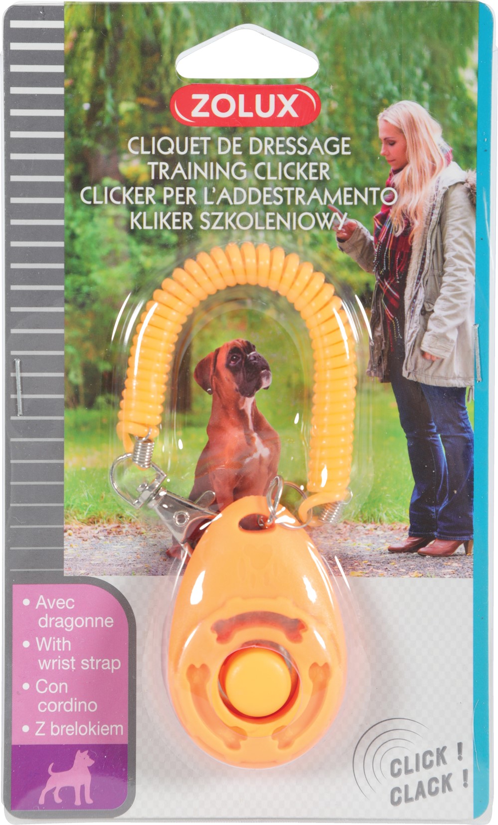 Cliquet pour le dressage du chien