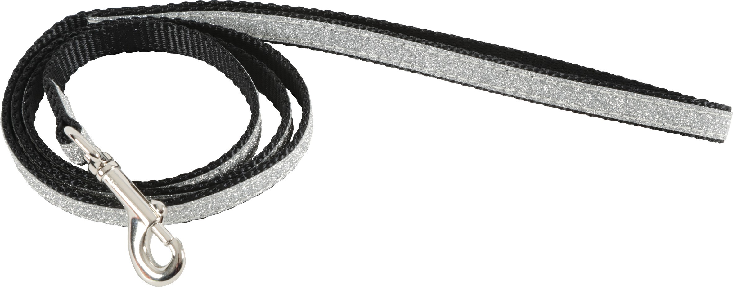 Laisse nylon chat Shiny - Longueur 1M - noir