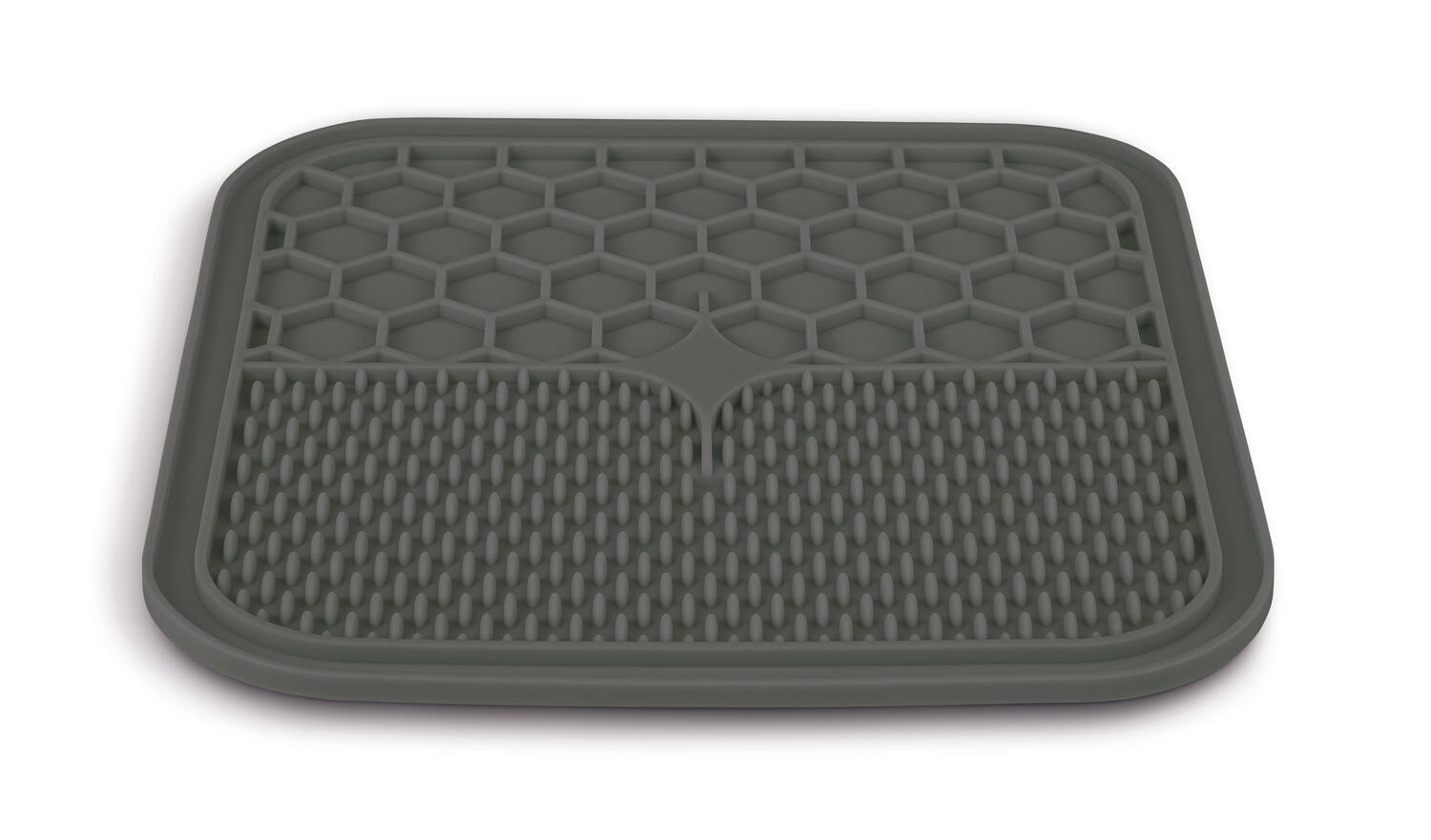 Tapis silicone à lécher l gris
