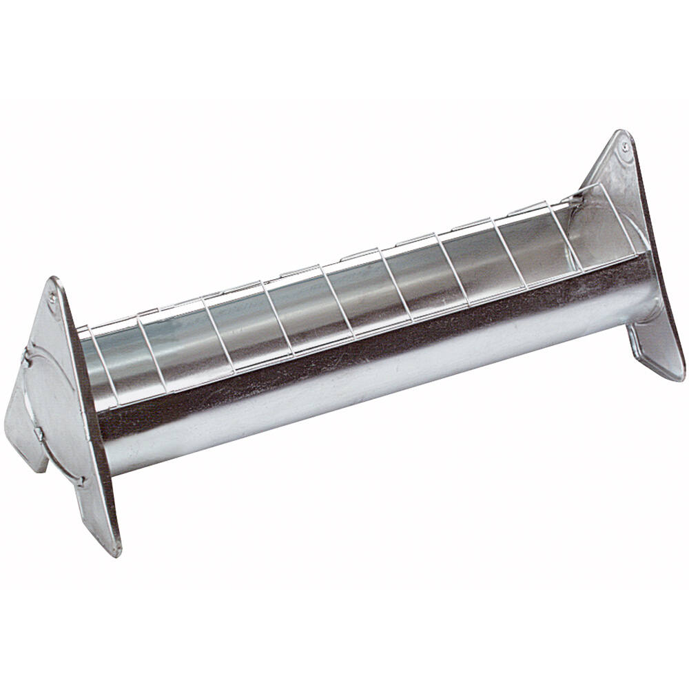 Mangeoire en acier galvanisé à grille mobile 50cm pour 6 poulets - CHICK’A