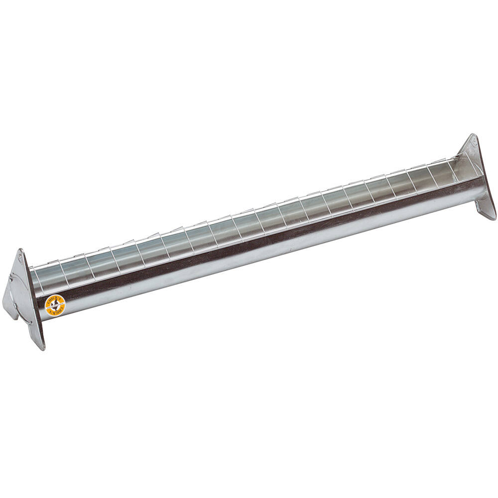 Mangeoire en acier galvanisé à grille mobile 100cm pour 15 poulets - CHICK’A