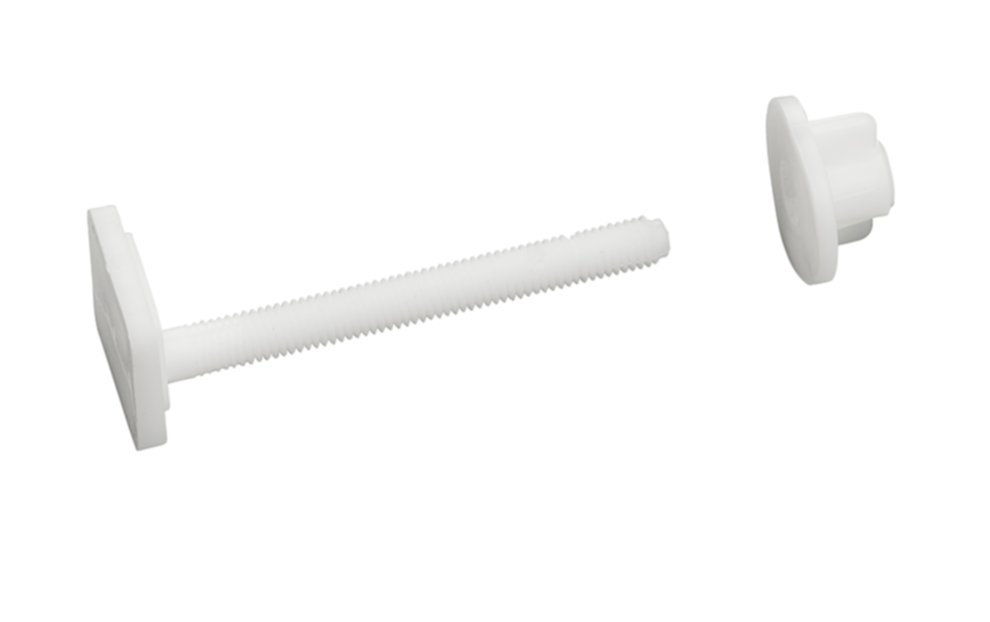 2 fixations abattant de WC vis 8x75mm tête carrée 27 + écrou - NOYON & THIEBAULT