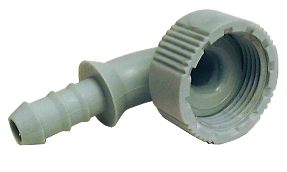 Raccord coudé pour machine à laver Ø10 écrou libre F20x27 - NOYON & THIEBAULT