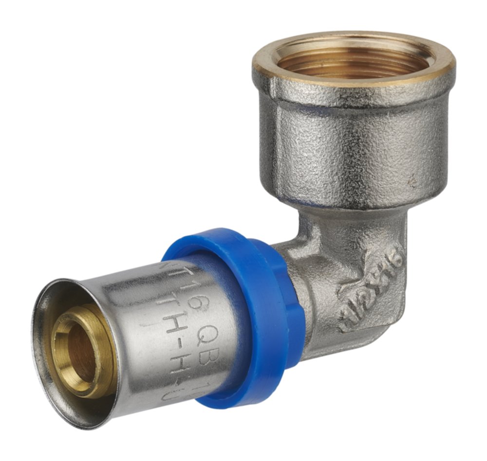 Multicouche à sertir multiprofil coude femelle F15x21 Ø20 - NOYON THIEBAULT