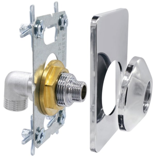 Platine simple WC universel 