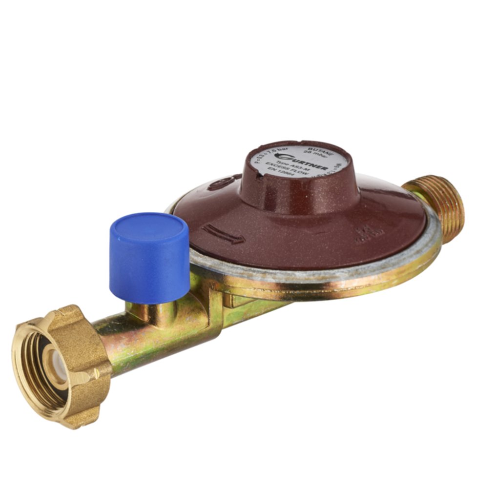 Détendeur butane sécurisé 1,3 kg/h 28mbar écrou / M20x150 - NOYON THIEBAULT