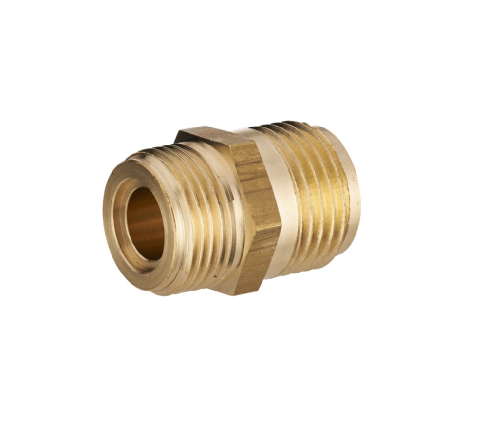Mamelon double mâle butane/propane M15x21 M20x150 - NOYON THIEBAULT