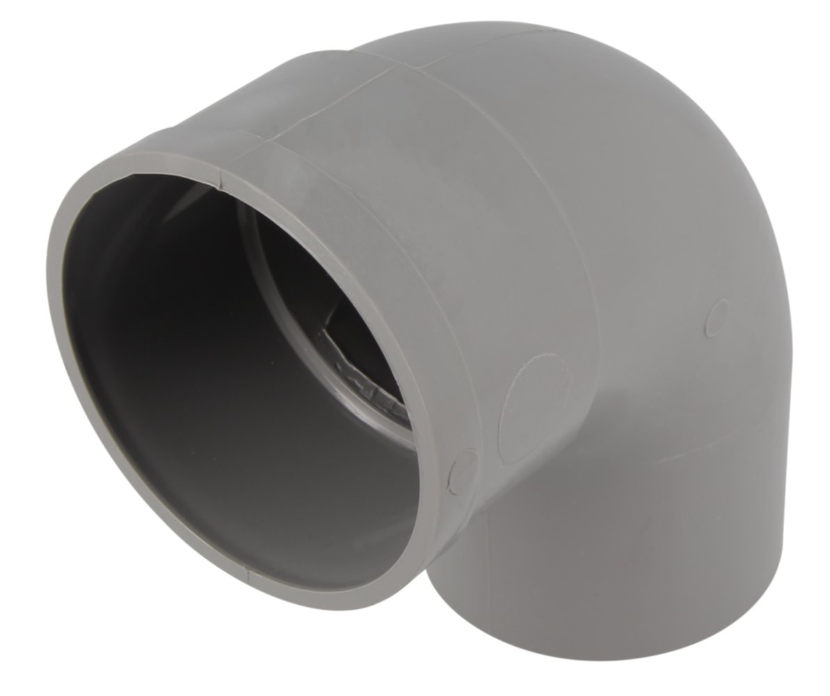 Coude ø80mm mâle-femelle à 87°30