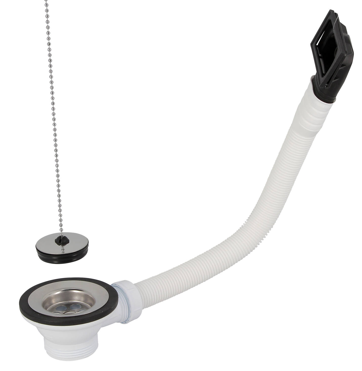 Bonde à bouchon pour évier 1 cuve perçage Ø50mm