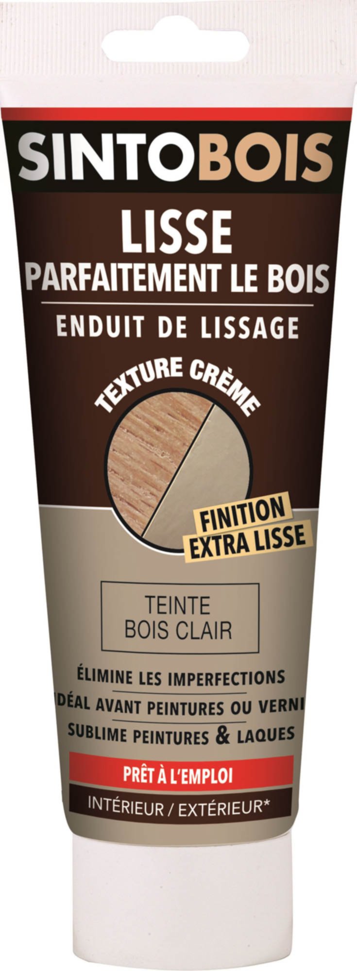 Enduit de lissage coloris bois clair 250gr - SINTO