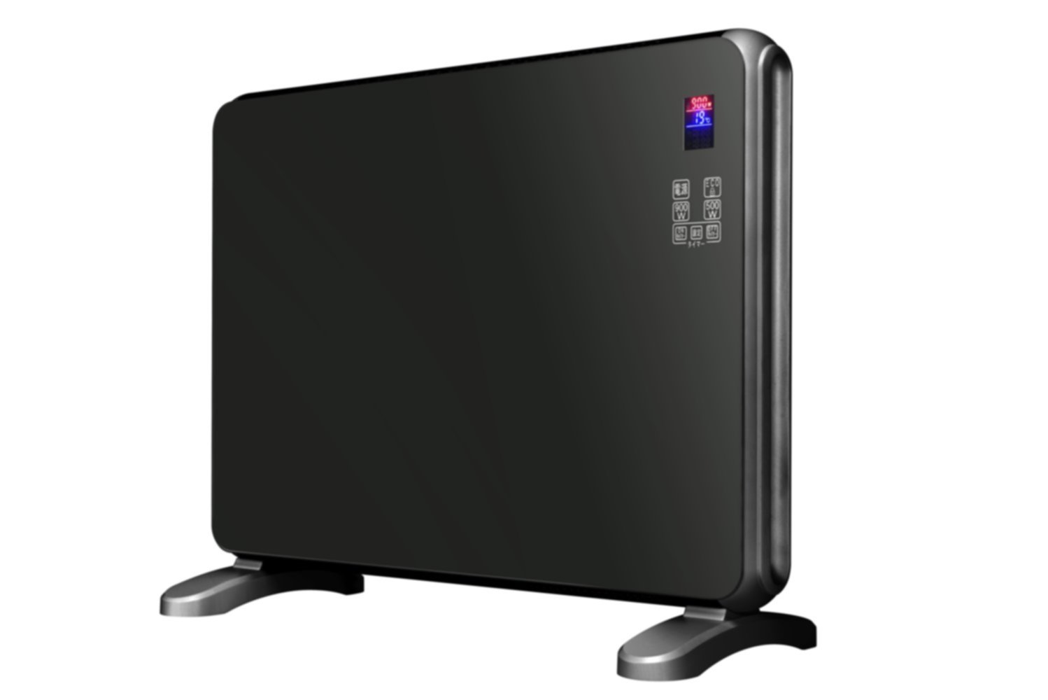 Panneau rayonnant mobile finley 1500 w noir