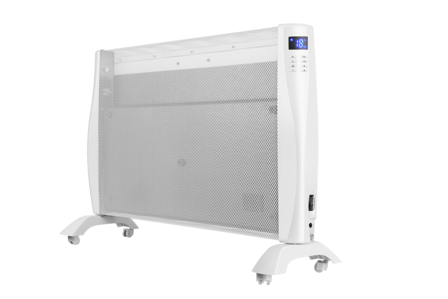 Chauffage panneau rayonnant mobile Nina blanc 1500W