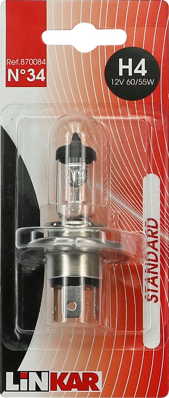 1 lampe linkar h4 12v 60/55w