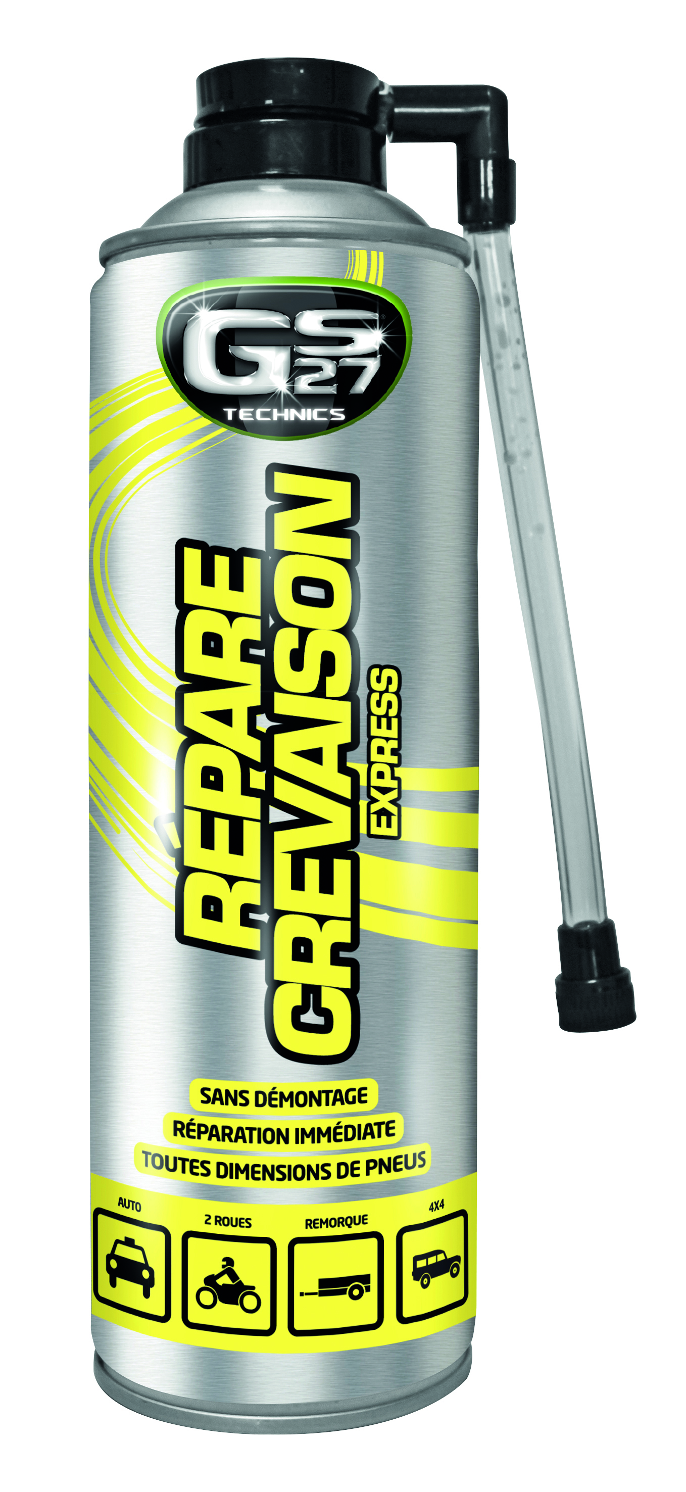 Répare-crevaison gs27 express 500 ml