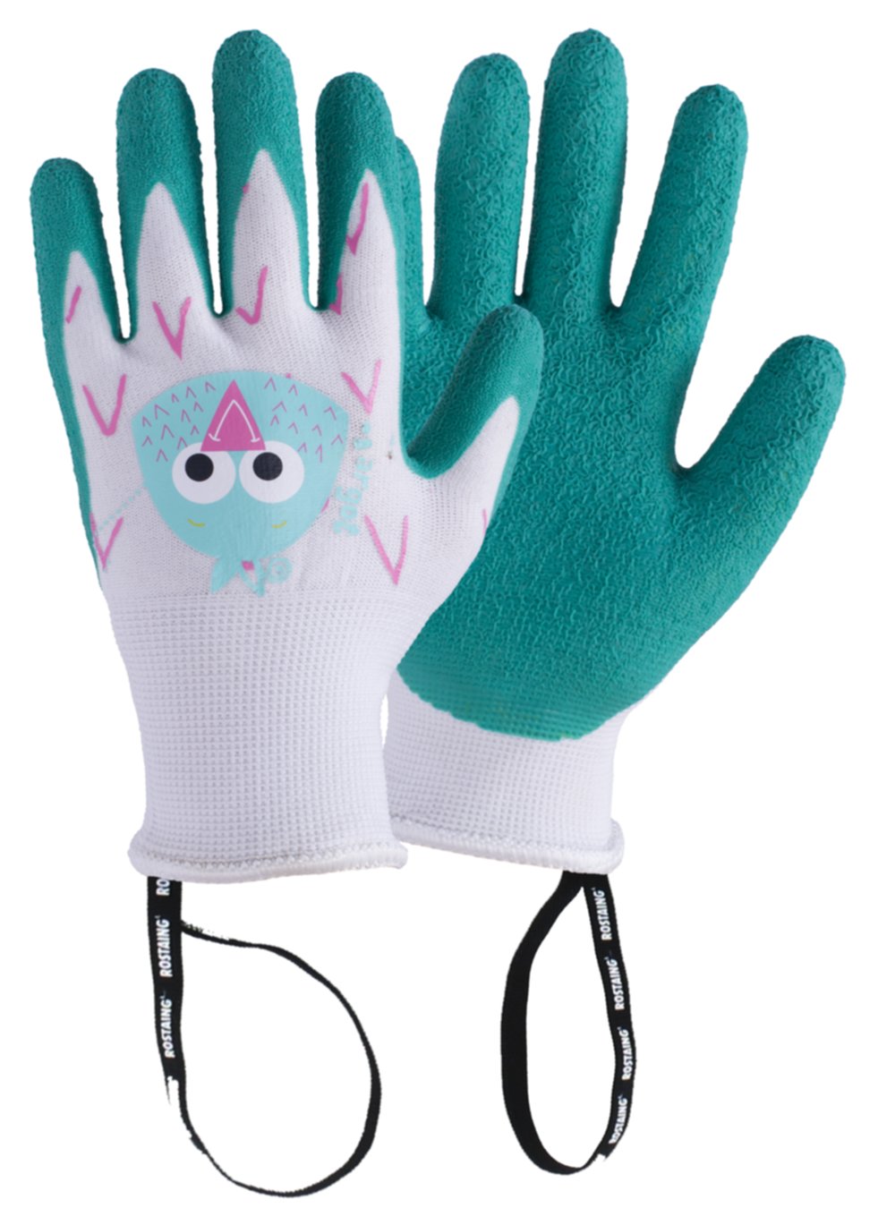 Gants Margot l'oiseau enfant vert T.4/6 ans - ROSTAING