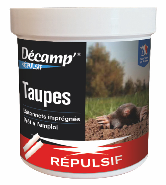 Répulsif taupe batonnets x50 decamp'Répulsif