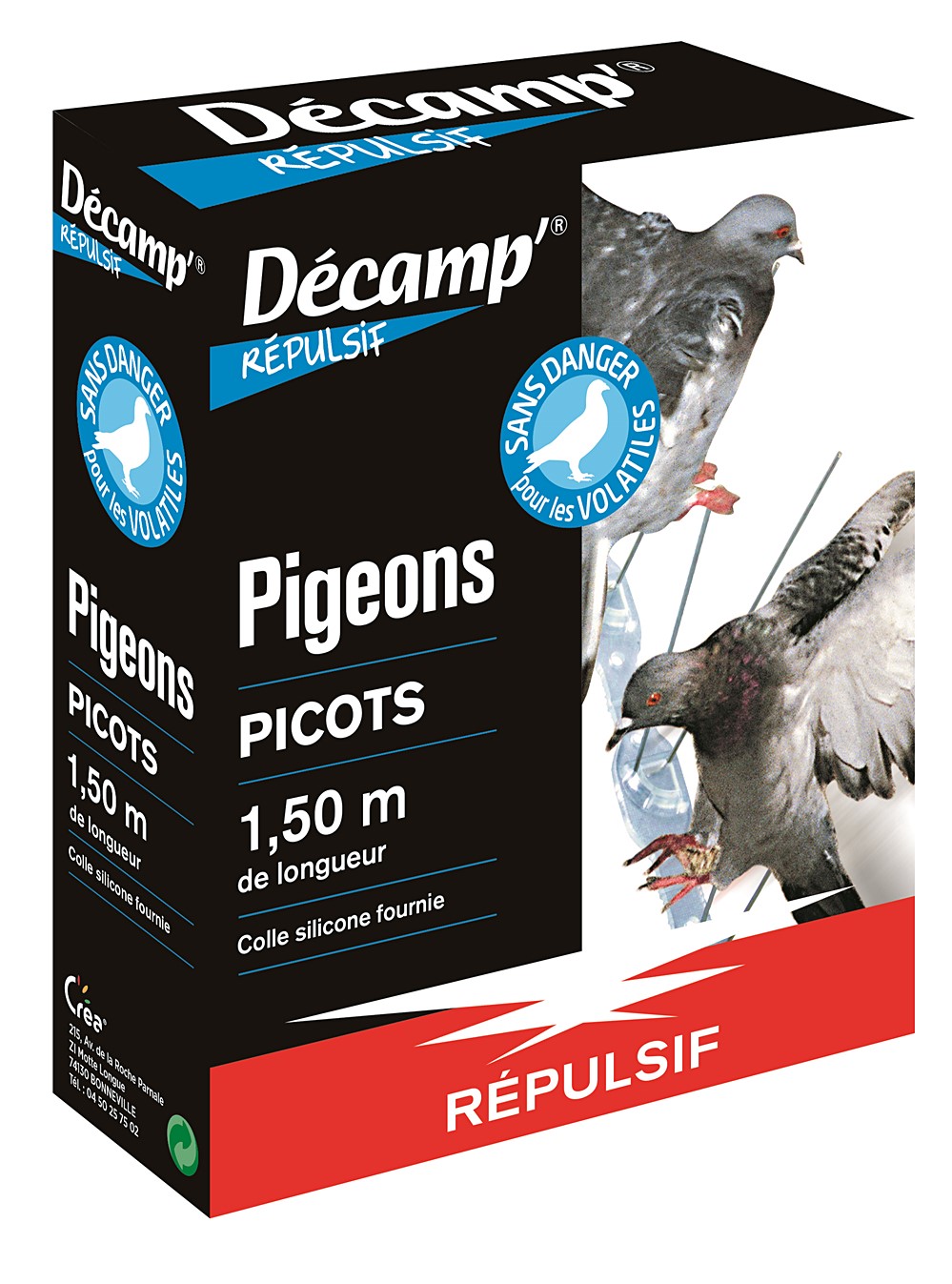 Picots pigeon 1.50 m decamp'