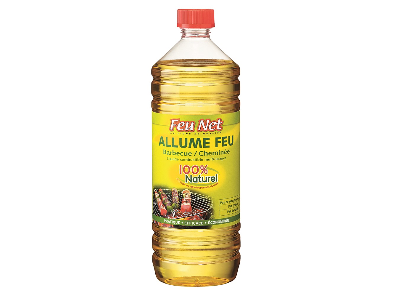 Allume feu 1l 100% naturel feunet barbecue