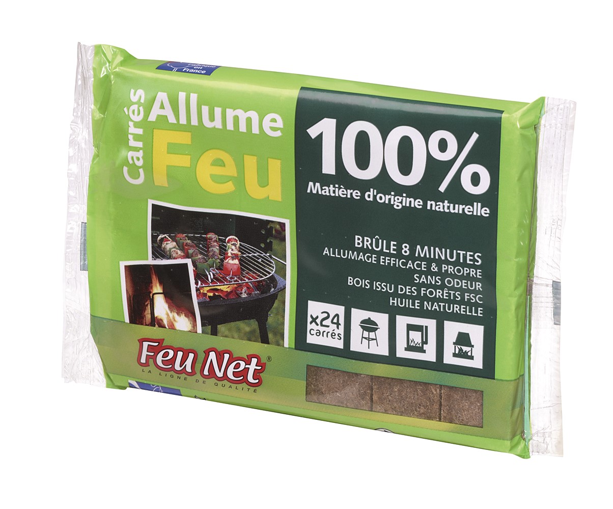 Blocs allume feu feu net barbecue