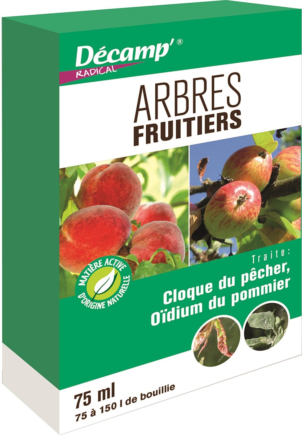 Traitement de base pour arbres fruitiers boite 75g