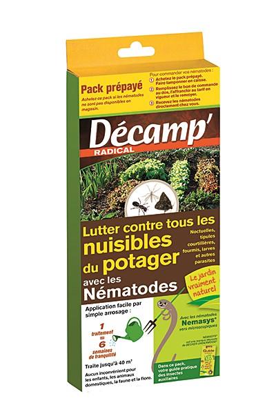 Nematodes nuisibles potager 40 m² packs prepayes