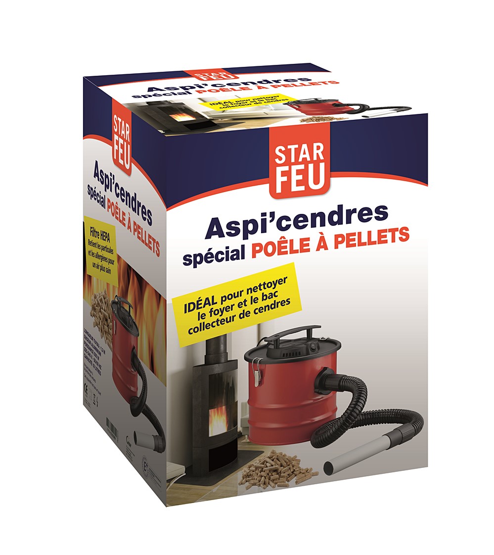 Avaleur cendres special pelletstarfeu