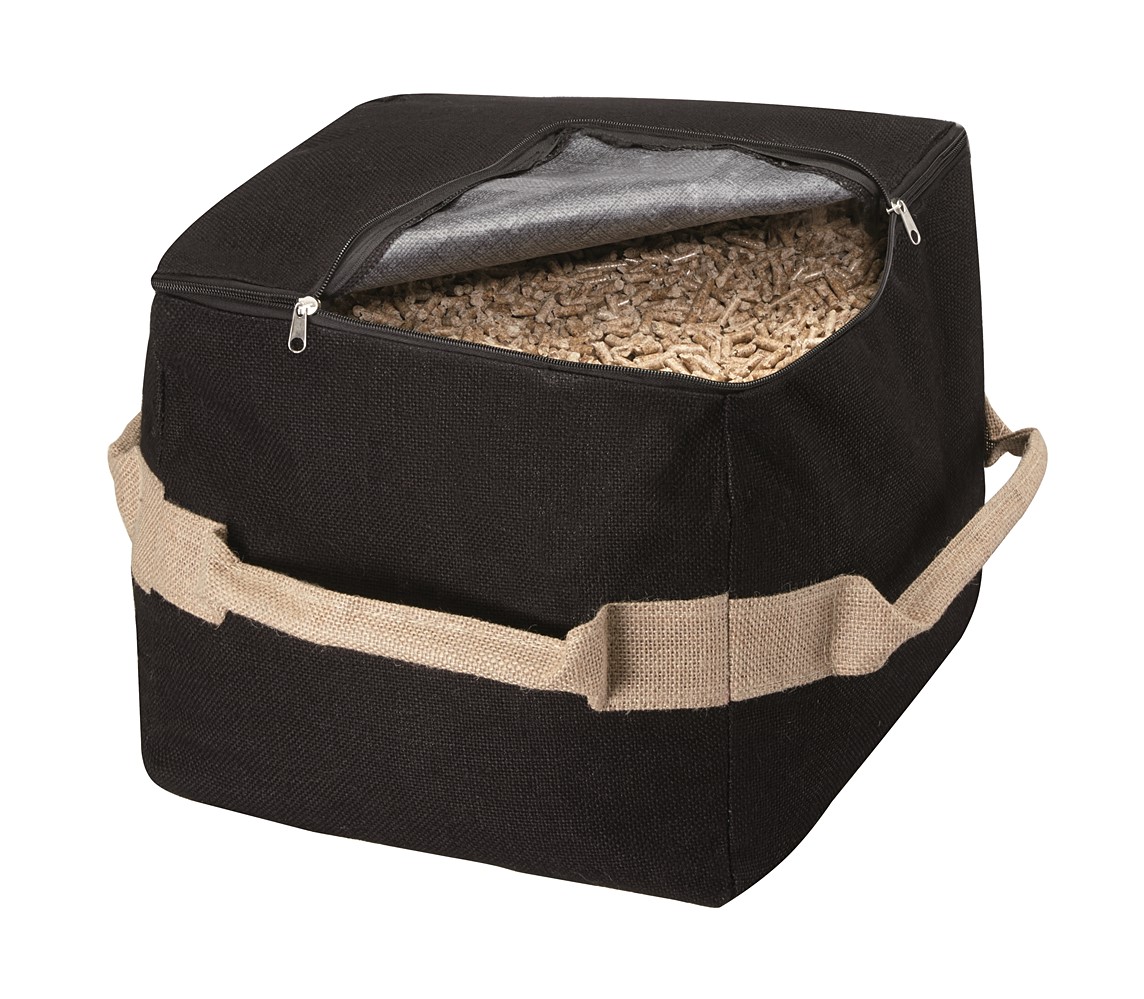Sac à pellets toile jute naturelle
