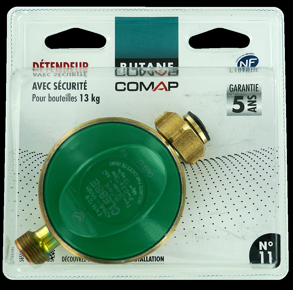 Détendeur butane avec sécurité et tétine - COMAP