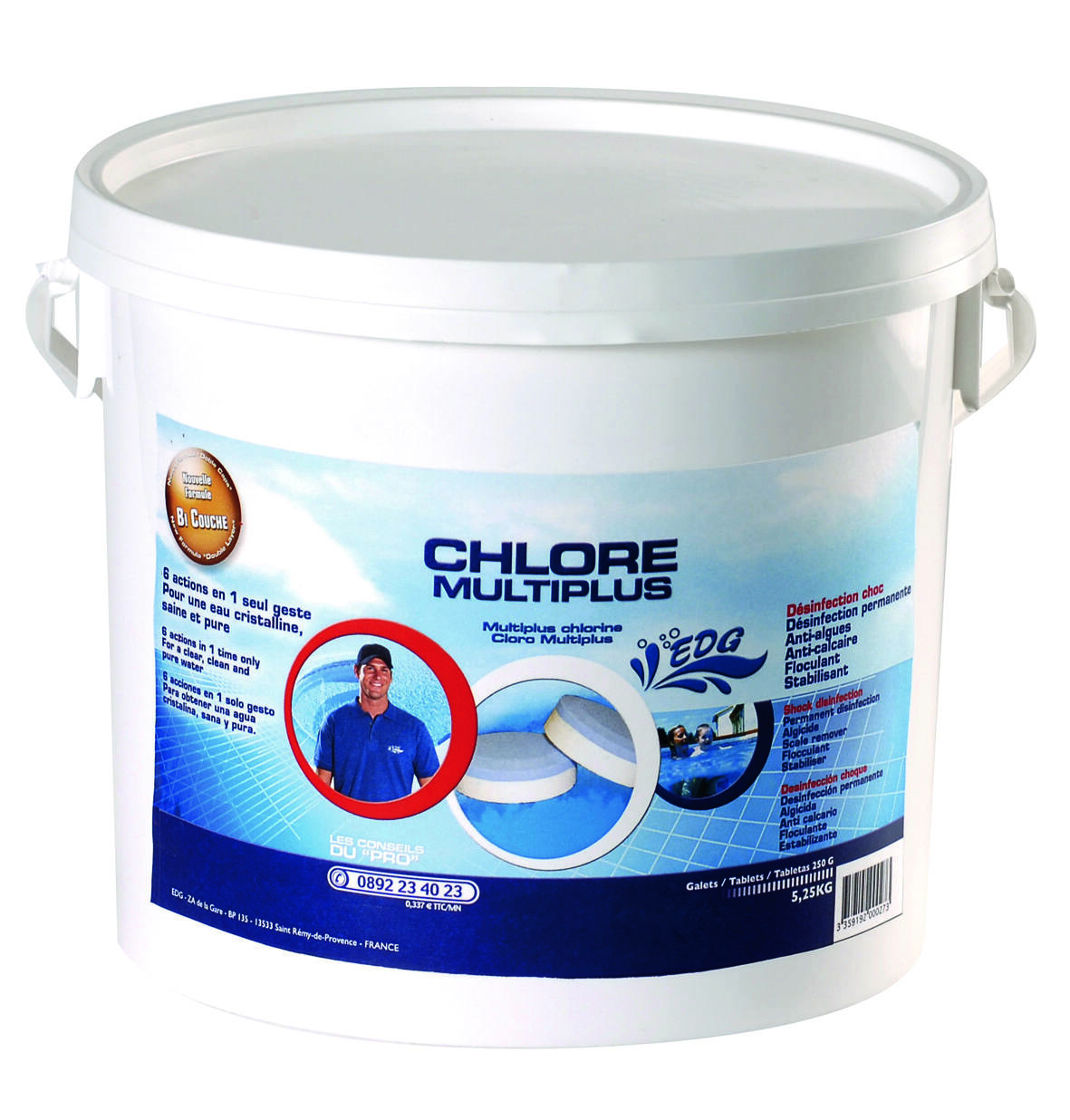 Chlore choc 5 kg - EDG by AQUALUX