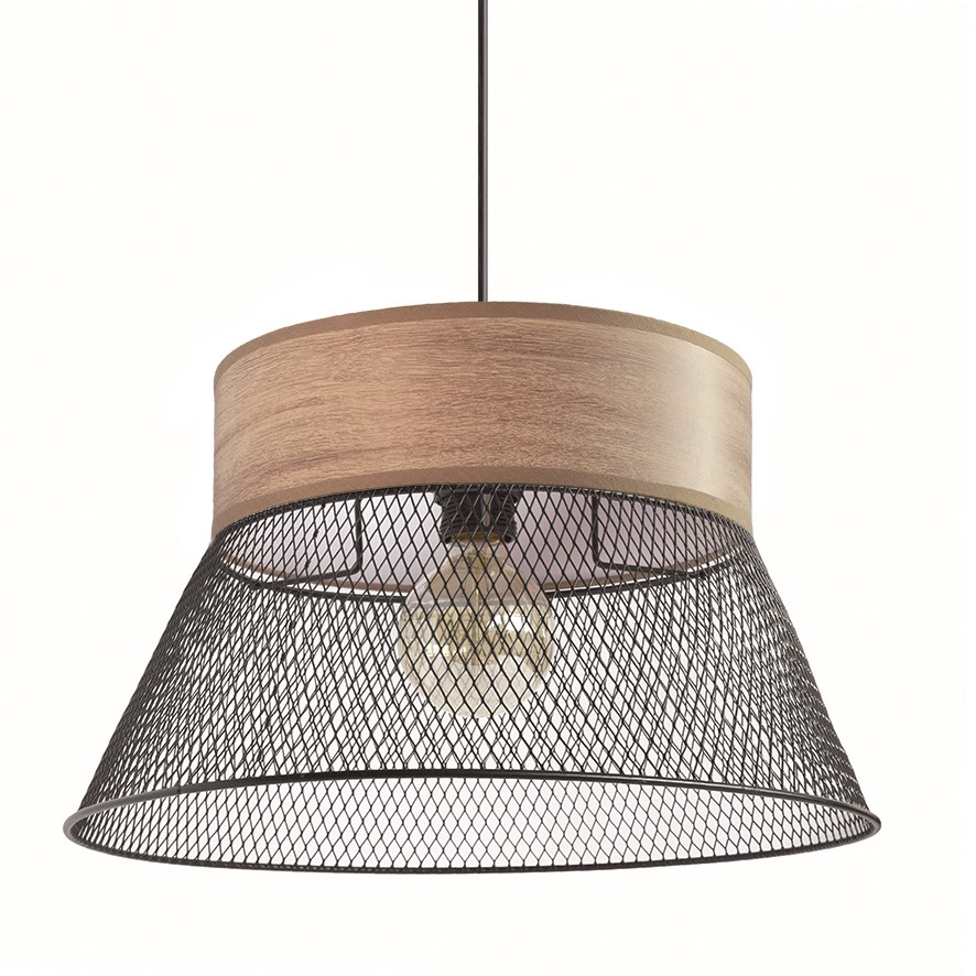 Suspension Solveig Noire Ø40cm h.24,4cm - SEYNAVE