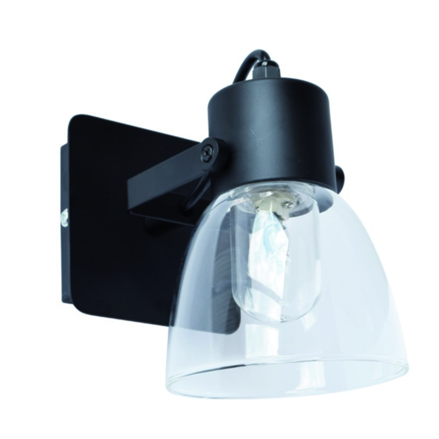 Applique salle de bain Clyde 230V 33W Noir