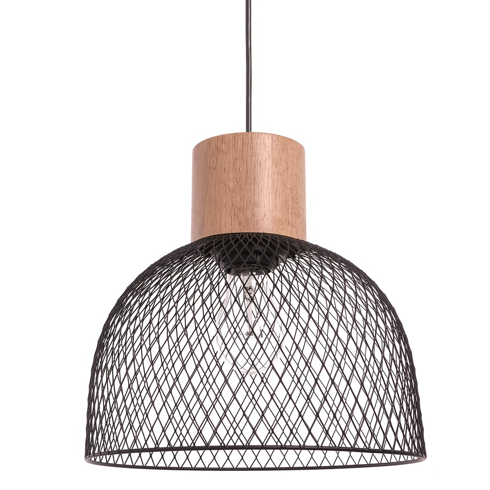 Suspension Bedwood Noire Ø25cm h.20cm - SEYNAVE