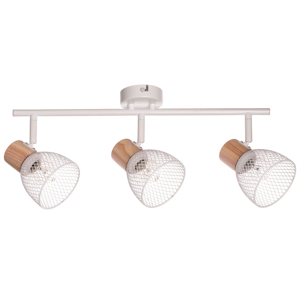 Spot 3 Lumières Bedwood Blanc h.15cm - SEYNAVE