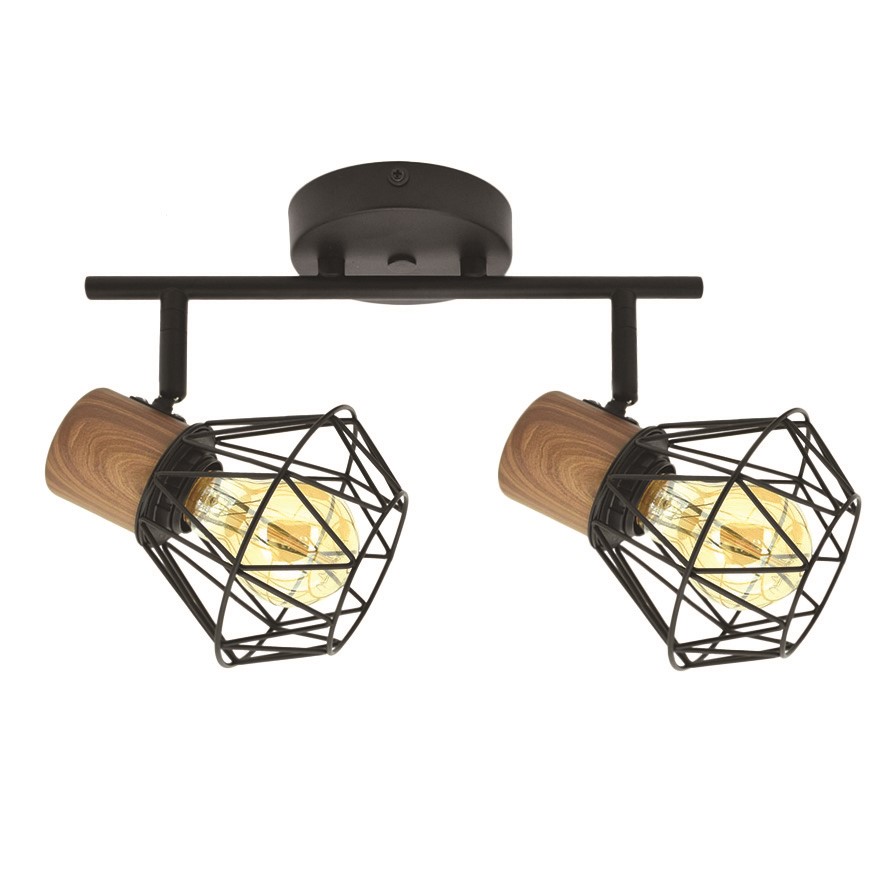 Spot 2 Lumières Sequoia h.19cm - SEYNAVE
