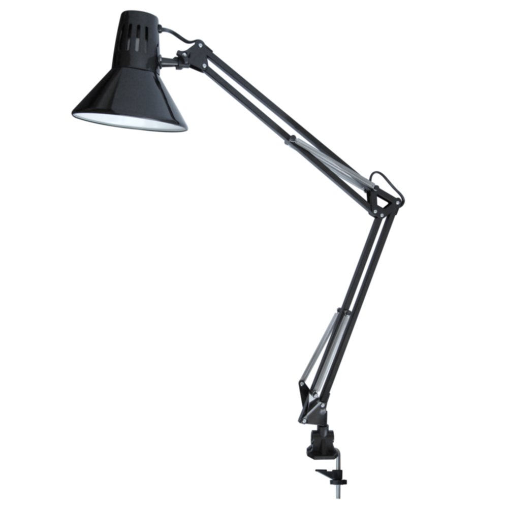Lampe de bureau Architecte E27 Noire